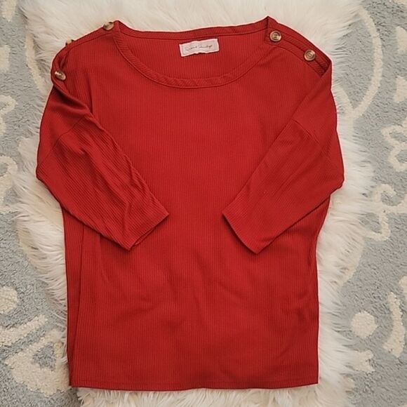 French Laundry 3/4 sleeve tee - Picture 1 of 4